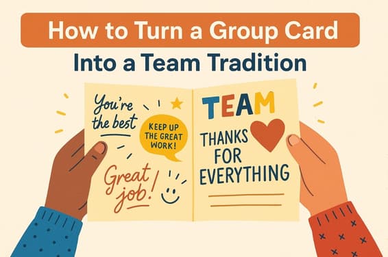 How to Turn a Group Card Into a Team Tradition