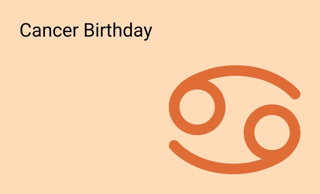 Cancer Birthday group greeting cards