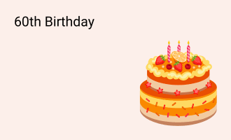 60th Birthday group greeting cards