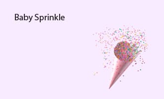 Baby Sprinkle invitations