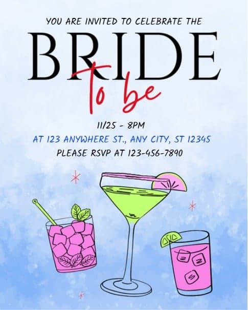 Cheers to the Bride