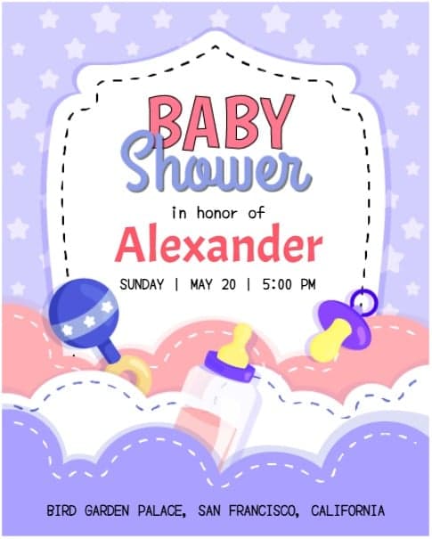 Cloud Baby Shower