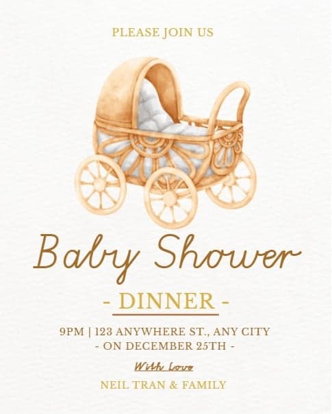 Gentle Baby Shower