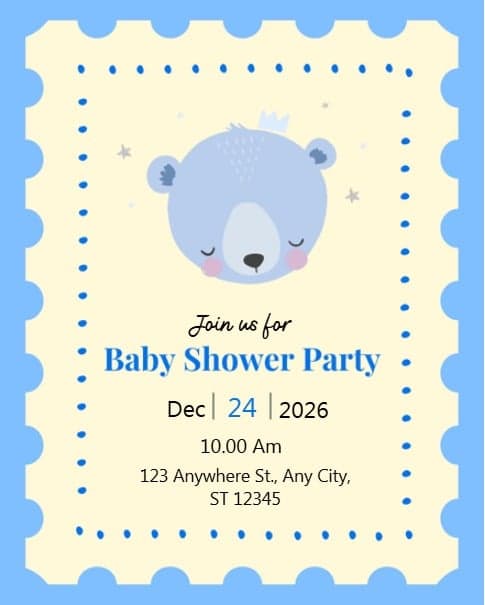 Teddy Bear Baby Shower
