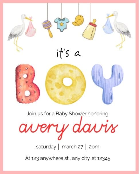 Tiny Boy Shower
