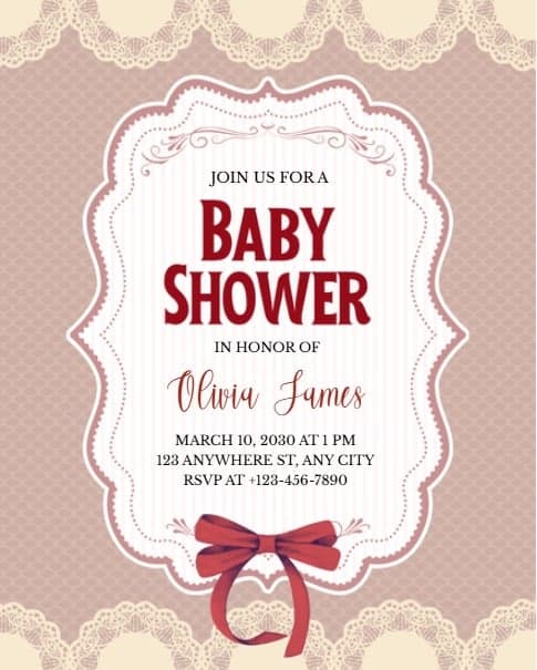 Vintage Baby Shower