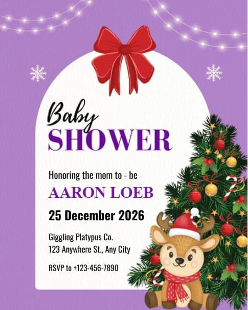 Winter Baby Shower
