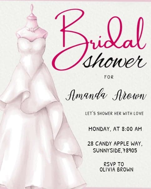 bridal gown