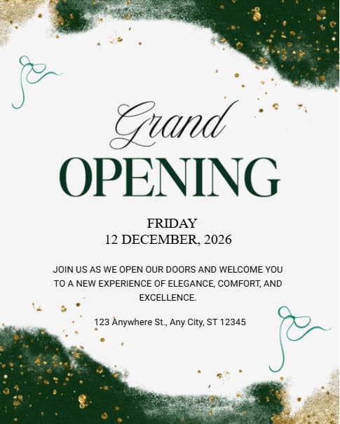 Elegant Grand Opening