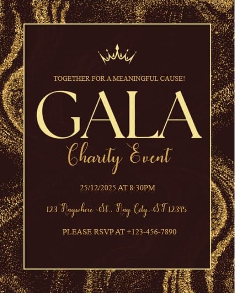 Golden Charity Gala