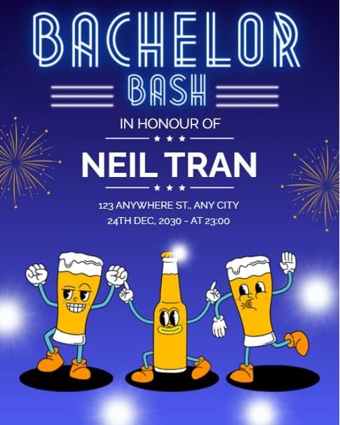 Neon Bachelor Bash