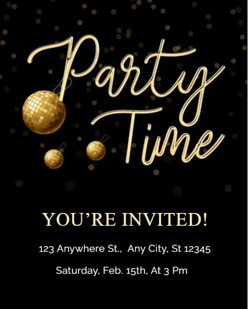 Sparkle Disco Party