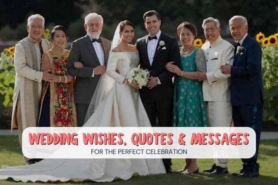 80+ Wedding Wishes, Quotes & Messages for the Perfect Celebration