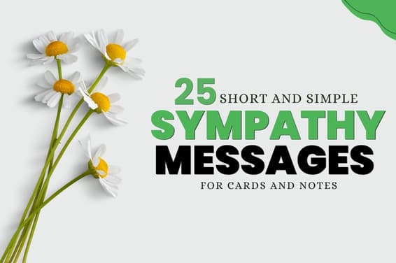 25 Short and Simple Sympathy Messages for Cards and Notes