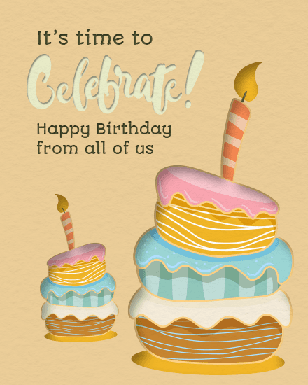 time to celebrate time to celebrate