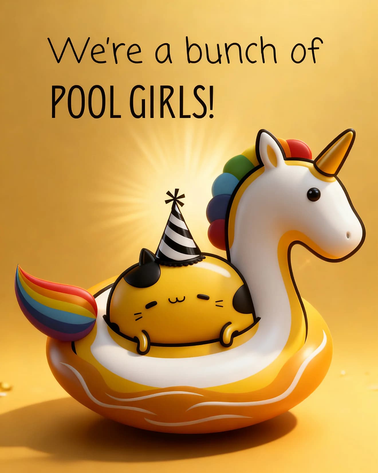 Unicorn Float Pool Girls Unicorn Float Pool Girls