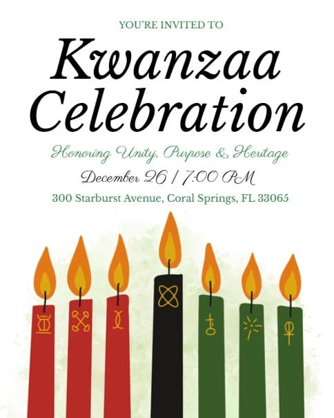 Kwanzaa Celebration Kwanzaa Celebration