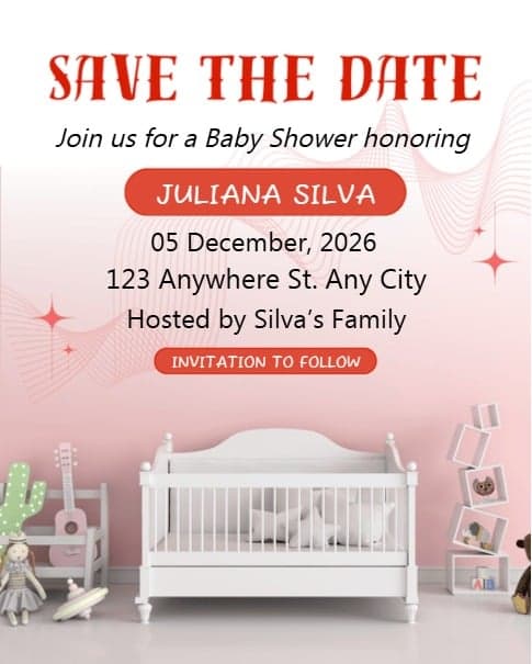 Baby Shower Announcement Baby Shower Announcement